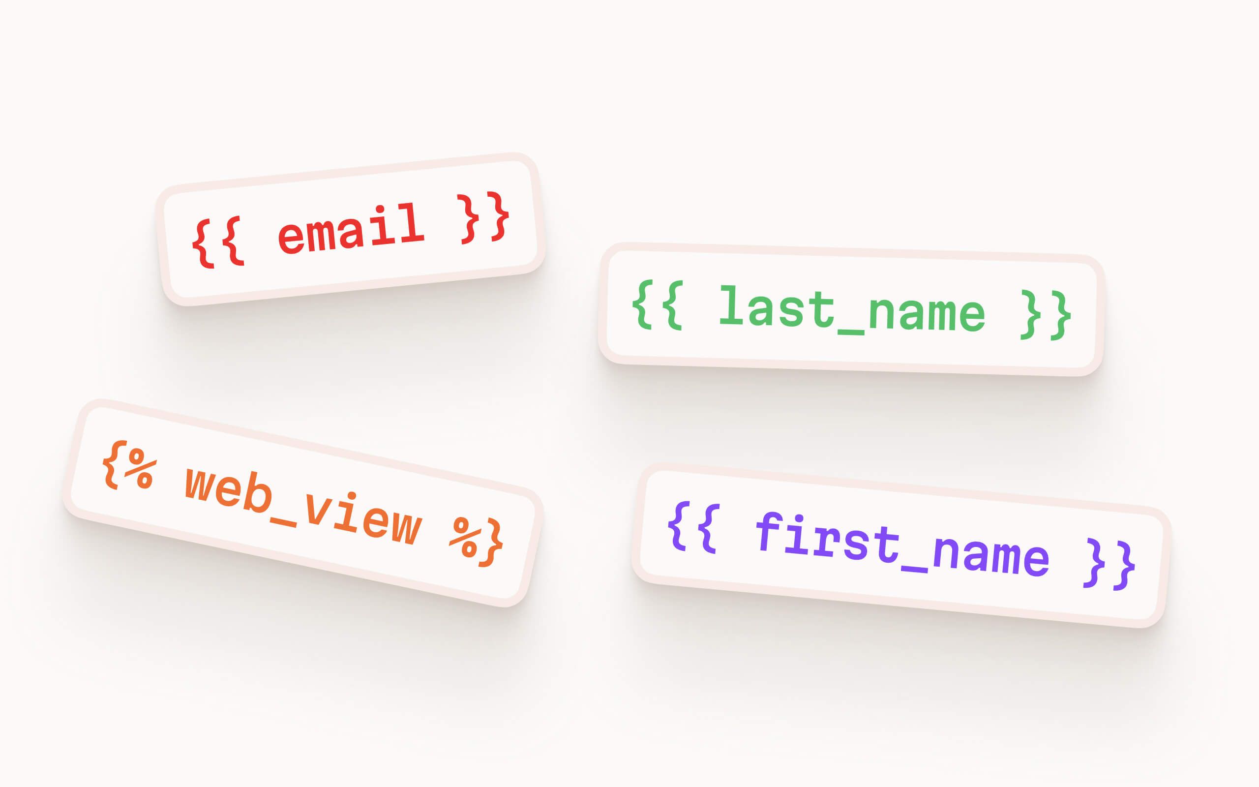Klaviyo dynamic tag reference template in Figma