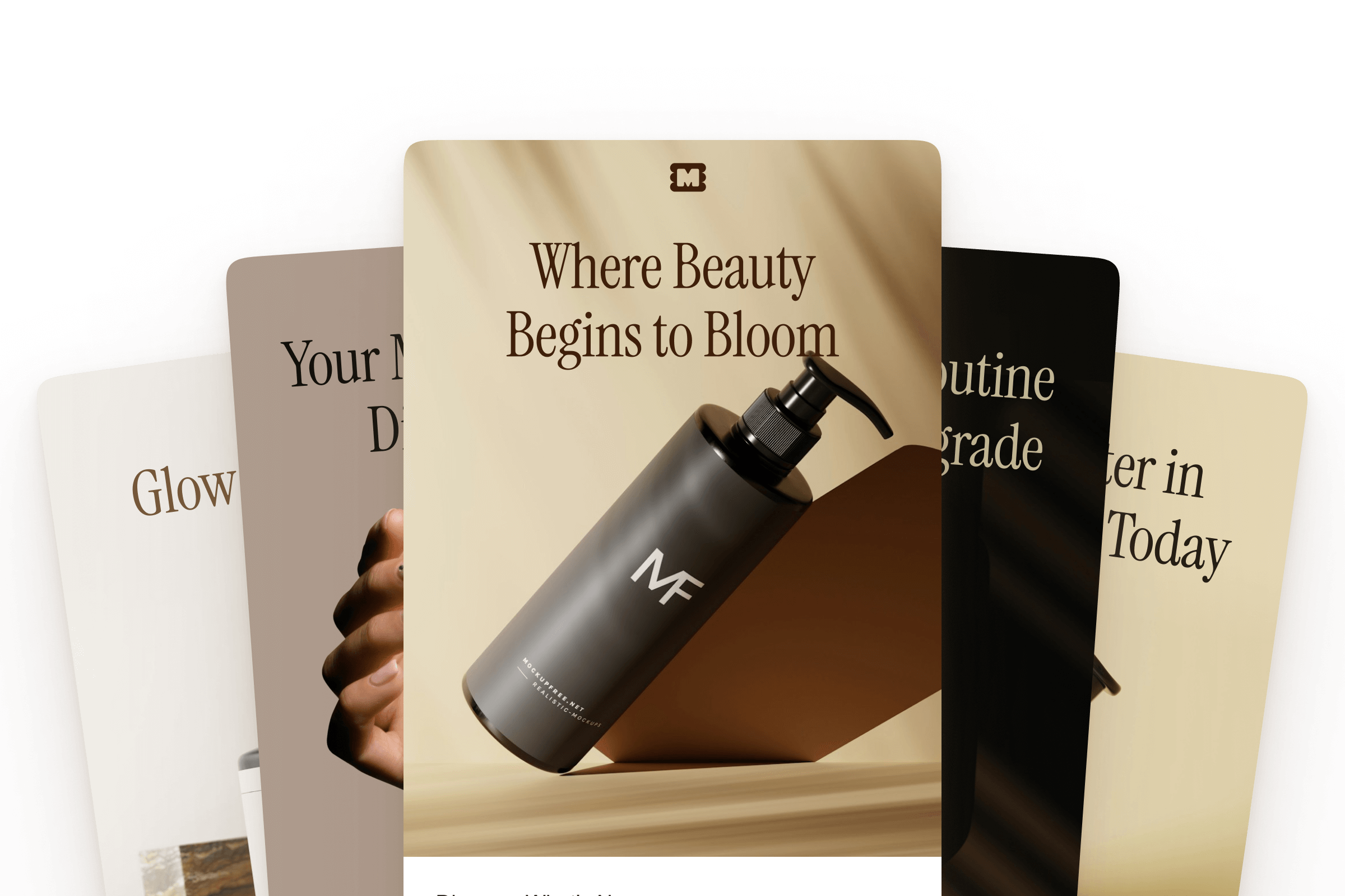 Newsletter email template preview for HubSpot