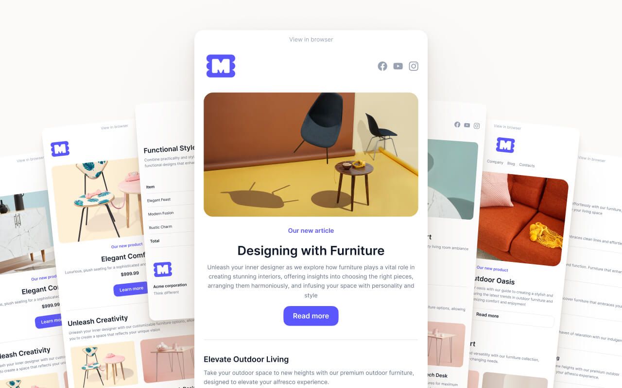 Marka Plugin email design system interface in Figma