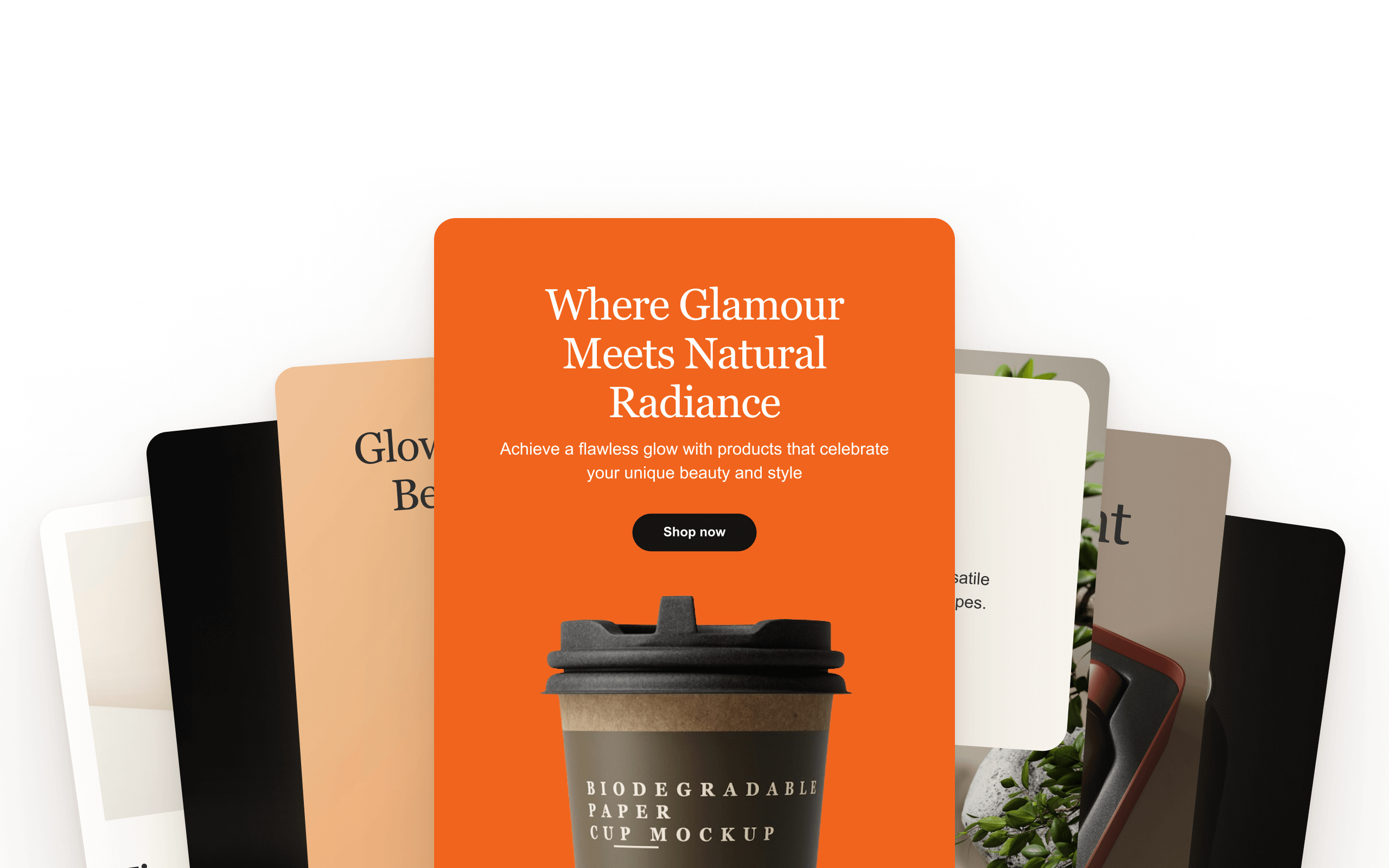 Marketing newsletter HTML email template