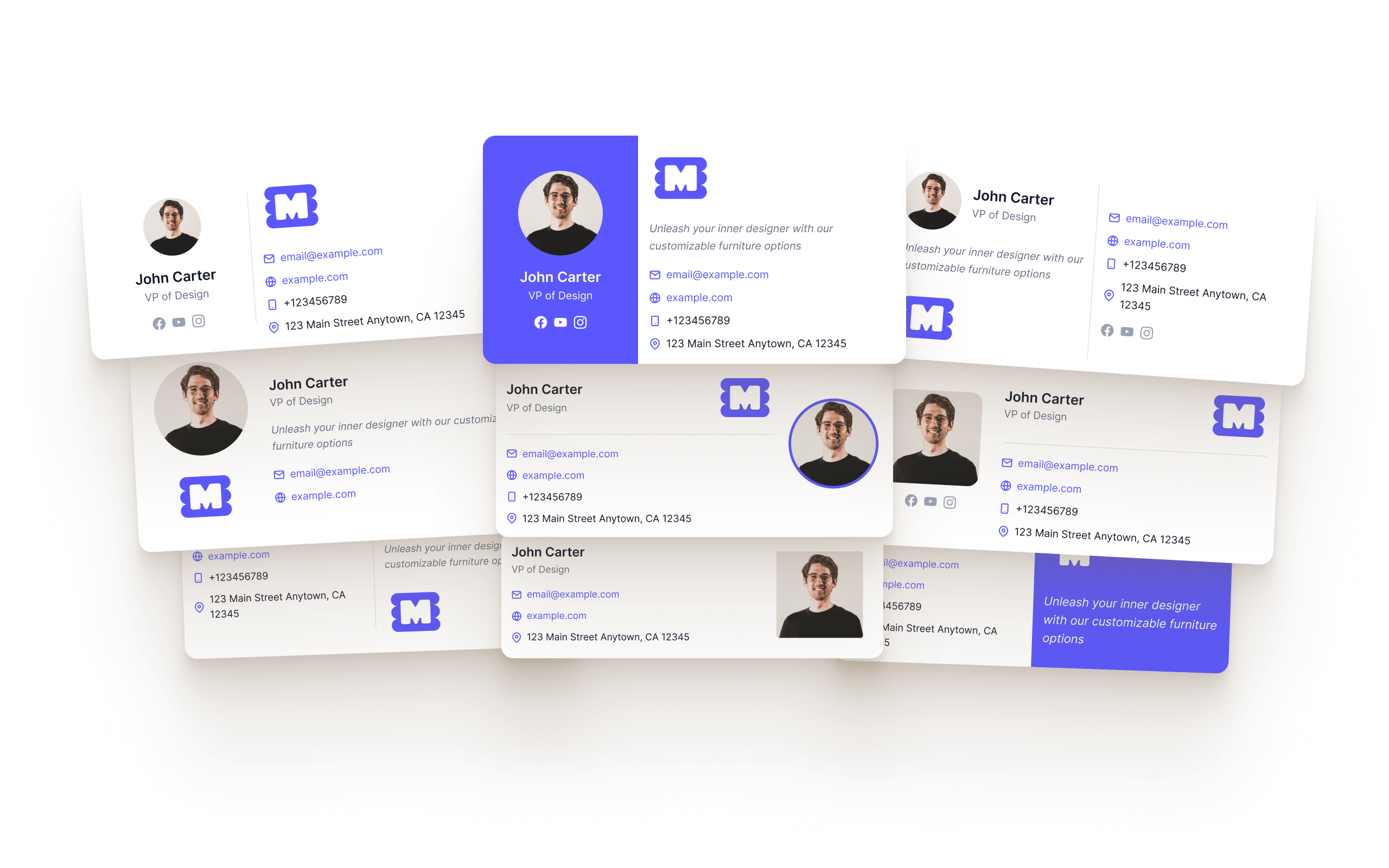 HTML email signature template
